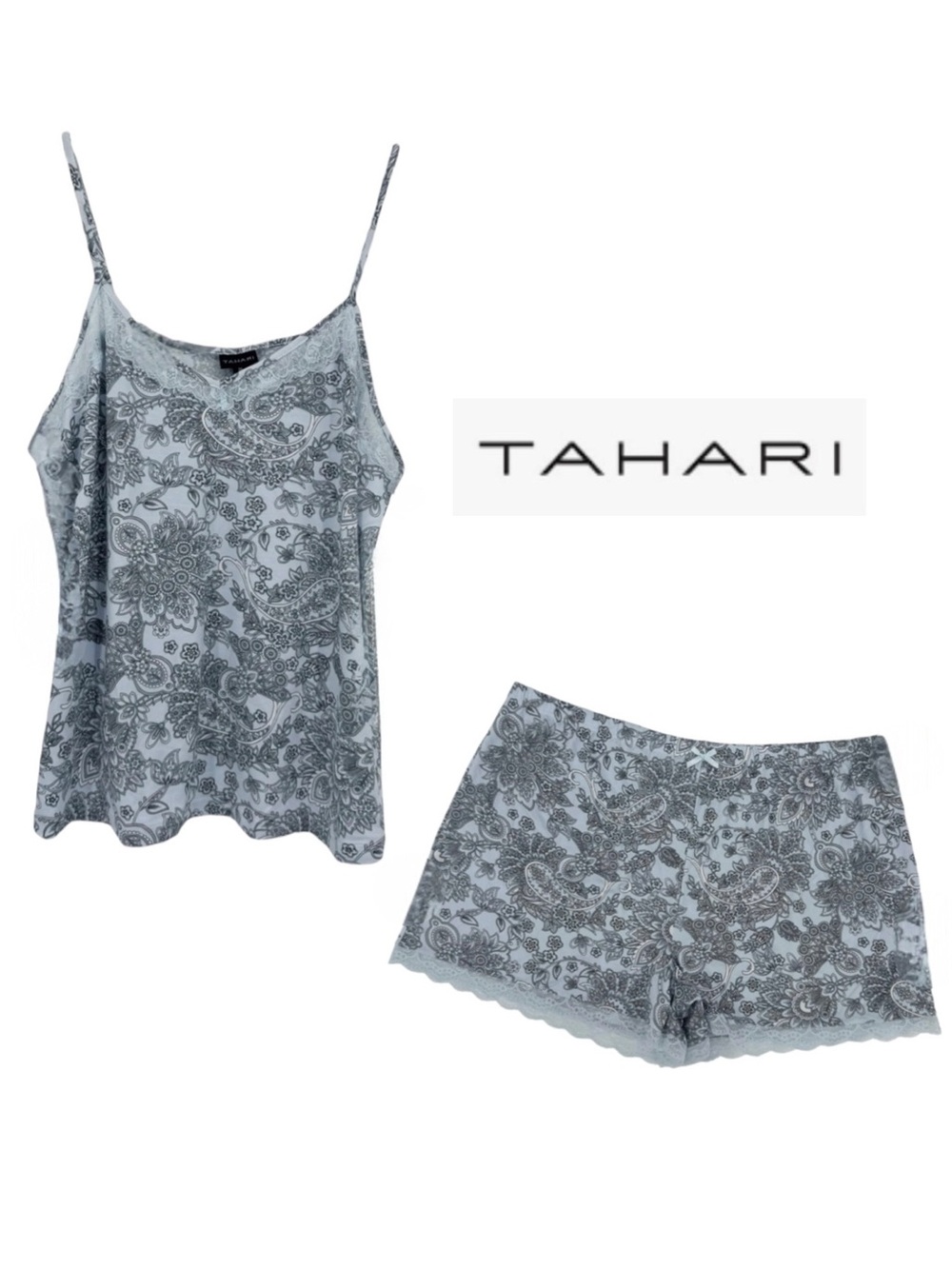 Tahari Paisley Print Pajama Set NWT